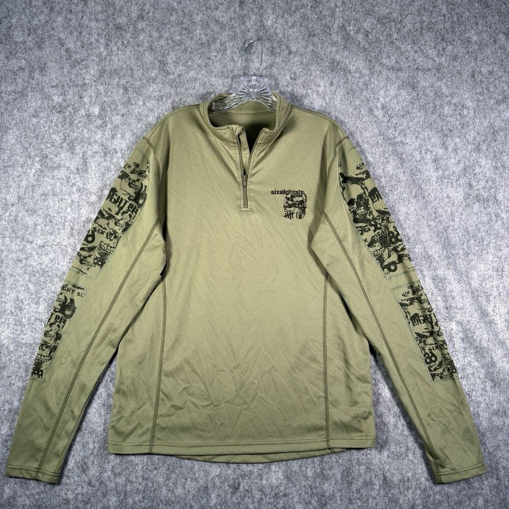 686 Performance Dry 1/4 Zip Pullover Sweater Mens… - image 2